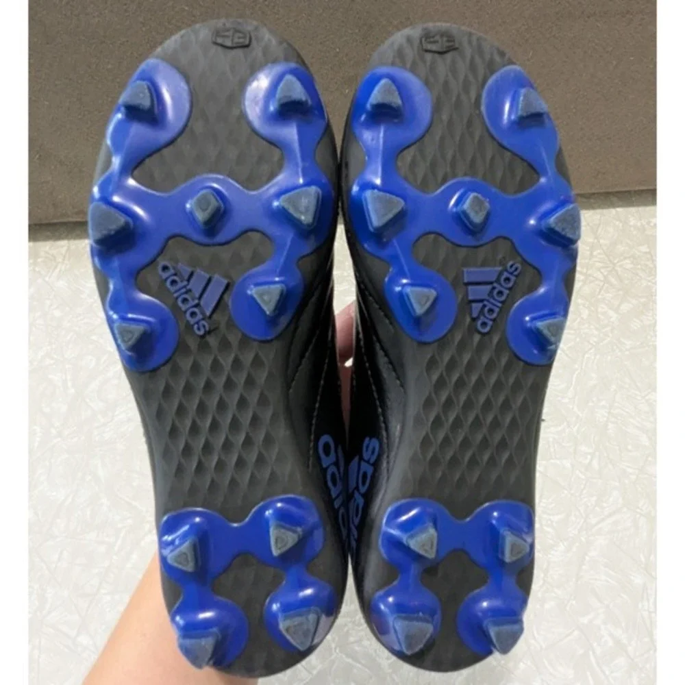Adidas Copa 20.4 FG Kids Soccer Cleats Black Royal Blue Youth Size 2‎